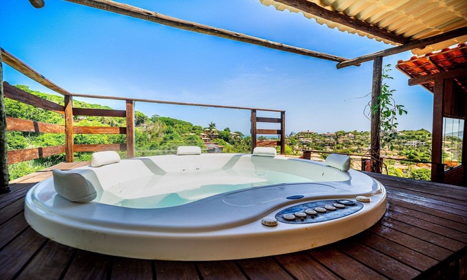 Ferradurinha House | BZ82 Geribá! Casa privativa 4 suítes