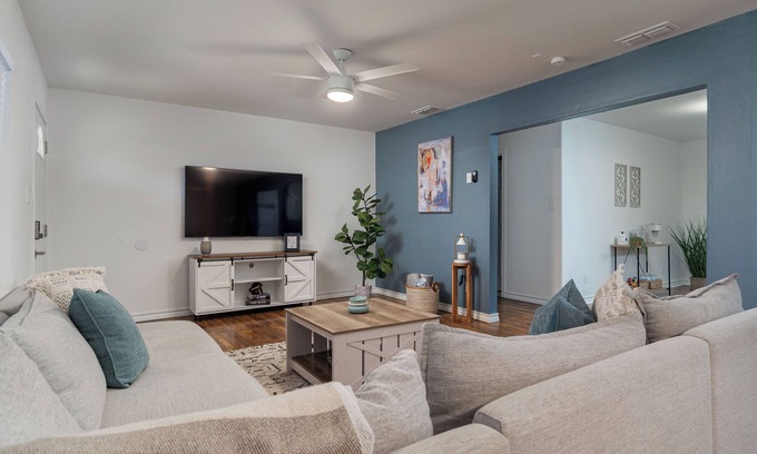McAllen House | ¡céntrica y Acogedora Residencia Ideal Para la Familia! 3 hab