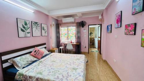 Dong Da House | Căn studio màu Hồng