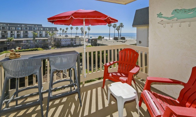 Townsite Condo | C212 South Facing with Ocean & Pier Views-North Coast Village