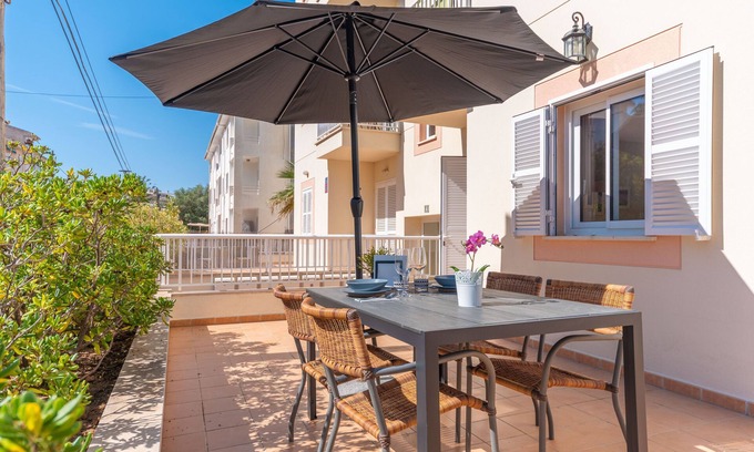 Son Baulo House | CA'N PERE ROC - Cozy apartment 500 meters from the beach of Can Picafort. Free WiFi