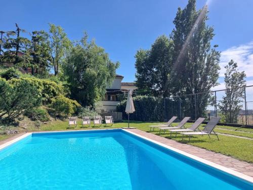 Vignale Monferrato Villa | Ca' San Lorenzo - Villa panoramica con piscina - Vignale Monferrato