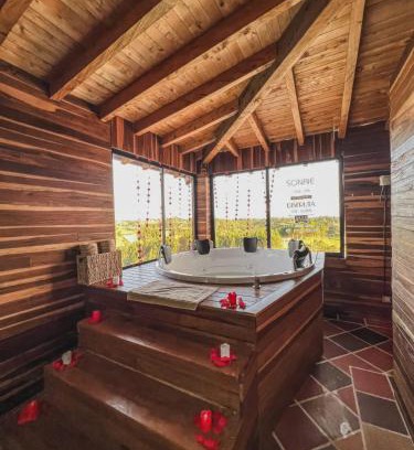 Guarne House | Cabaña con Jacuzzi ilimitado/BBQ/Hermosas vistas