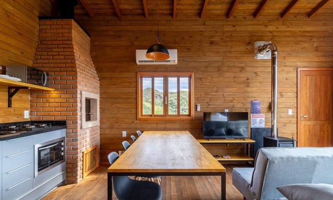 Anitapolis Apartment | Cabana c/vista e jacuzzi Serra Catarinense VST025