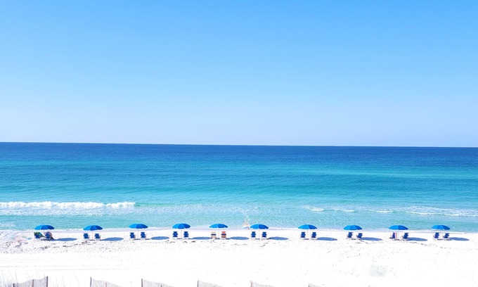 Crystal Beach Condo | Cabana Club 3rd floor condo RIGHT on beach! Prime location with amazing views!