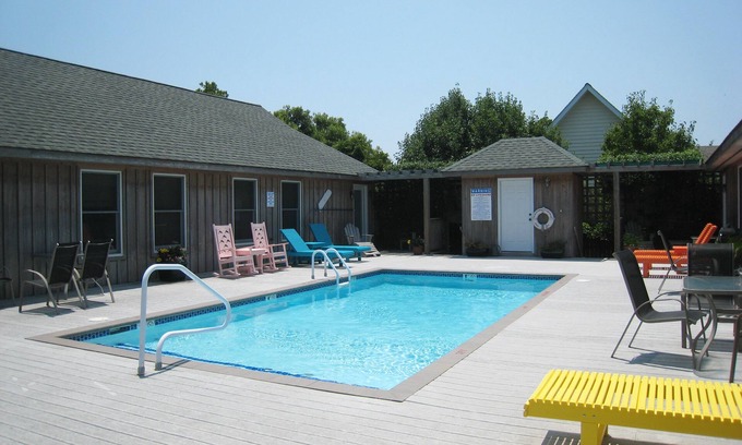 Ocracoke Condo | Cabana III: Perfect getaway for two that offers a shared pool.
