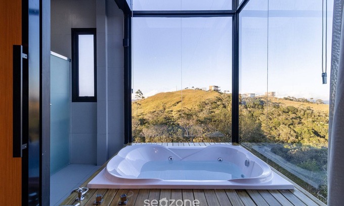 Anitapolis Apartment | Cabana jacuzzi e vista montanhas VST031