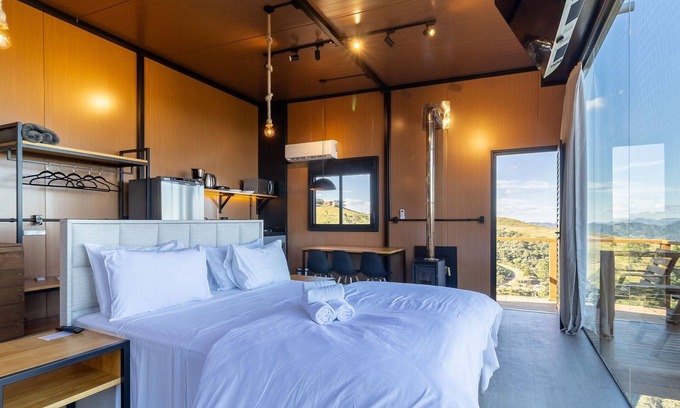 Anitapolis Apartment | Cabana jacuzzi e vista na serra VST036