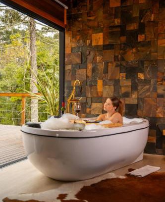 Bom Retiro Ski Chalet | Cabana na Serra - Hidro, Lareira e Privacidade