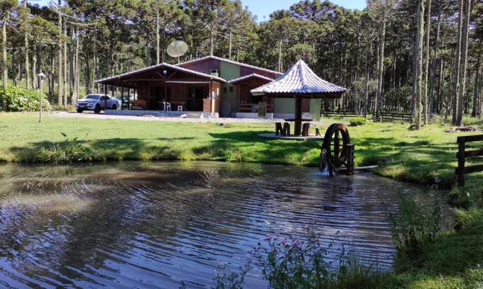 Bom Jardim da Serra House | Cabana no Lago, Paz e Aconchego