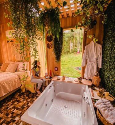 Lauro Muller Ski Chalet | Cabana Rota da Serra 01 Hidro e Rio próximo