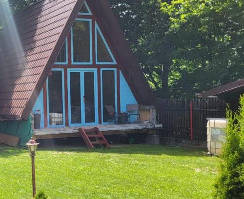 Valiug House | Cabana Vanatorilor A Frame Blue