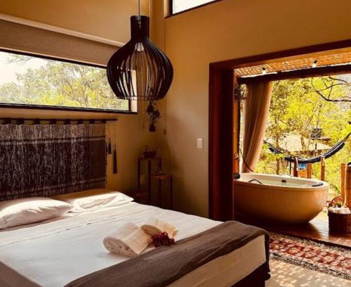Casa Branca Villa | Cabanas da Mata - Cabana Candeia - Casa Branca/MG