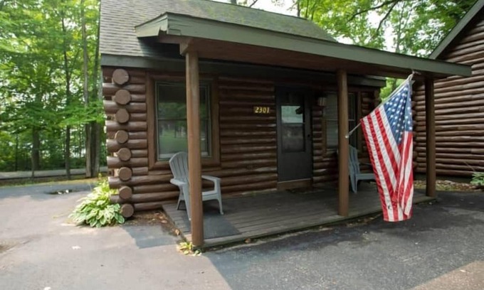 Gaylord House | Cabin 2301 - Cute Log Cabin inside Private Resort