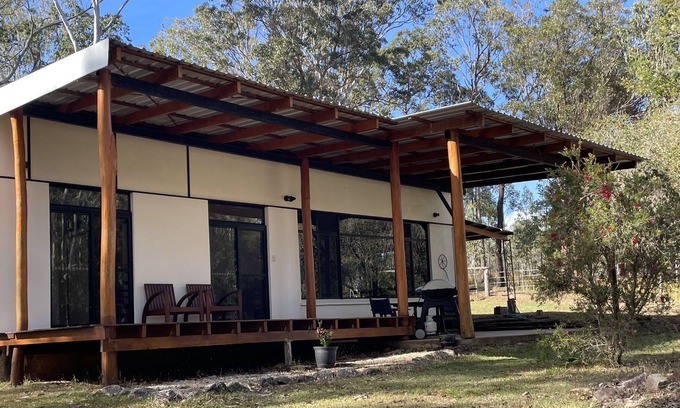 Wondecla Cabin | Cabin, 260 acres private bush land, creek, wildlife, fireplace, peace.
