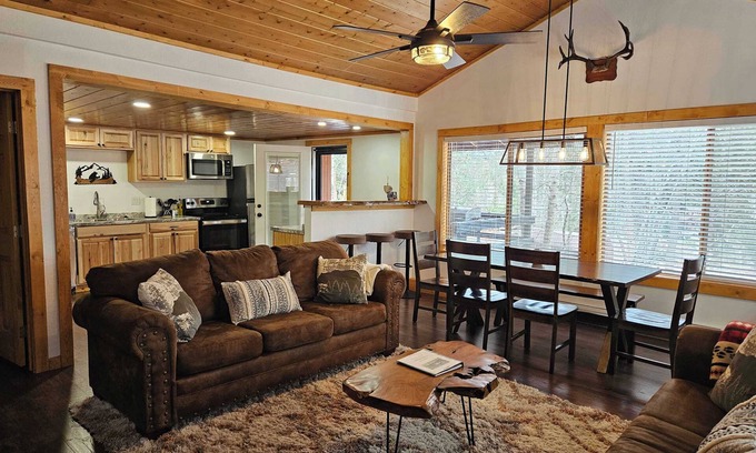 Estes Park Cabin | Cabin 3- King Beds, full kitchen & laundry!