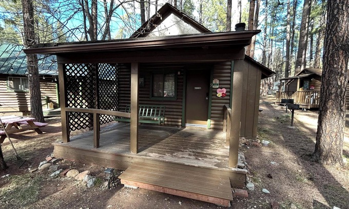 Christopher Creek Cabin | Cabin #9 - Studio with fireplace