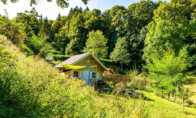 La Salvetat-sur-Agout Cabin | Cabin in the woods, breathtaking view of the Monts de Lacaune