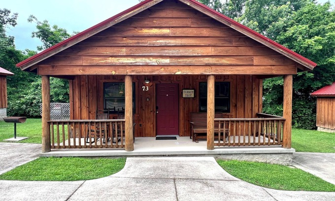 Mountain View Cabin | Cabin in town, walking distance to courthouse square.