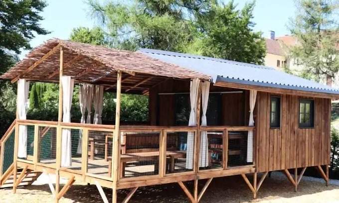 Chisseaux House | Cabin Lodge duo SPA (17 m² - 1 Schlafzimmer) 2 Personen