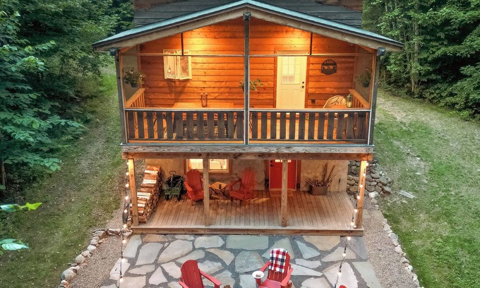 Wilmington House | Cabin on the WB Ausable River, waterfront, private