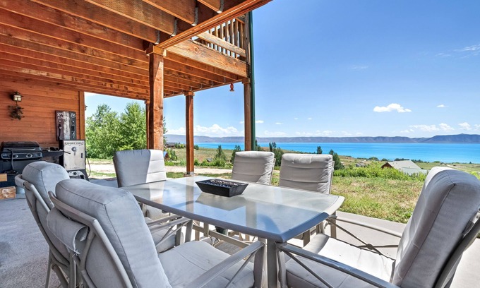 Fish Haven Cabin | Cabin-style home with deck, patio, & amazing view - near Bear Lake