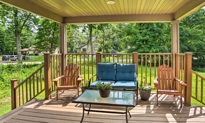 Balsam Lake Cabin | Cabin w/Dock & Porch Across from Balsam Lake