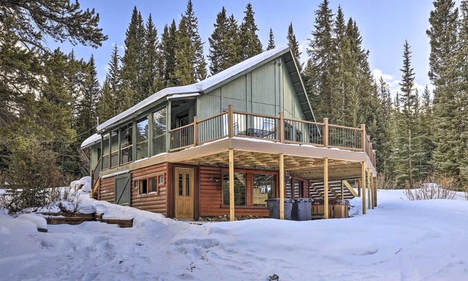 Breckenridge Park Estates Cabin | Cabin w/Hot Tub: 3 Mi to Main St Breckenridge!