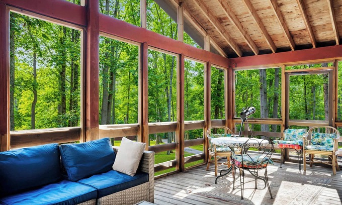 Great Cacapon Cabin | Cabin w New Hot Tub, River/Kayak, WiFi, & Fire Pit