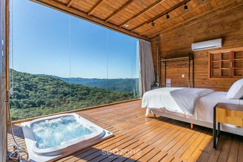 Anitapolis House | Cabin with Serra Catarinense view VST023