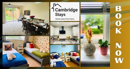 Cambridge House | Cambridge Stays 3BR House-Garden-Free Parking-15 min to centre-5 min to motorway