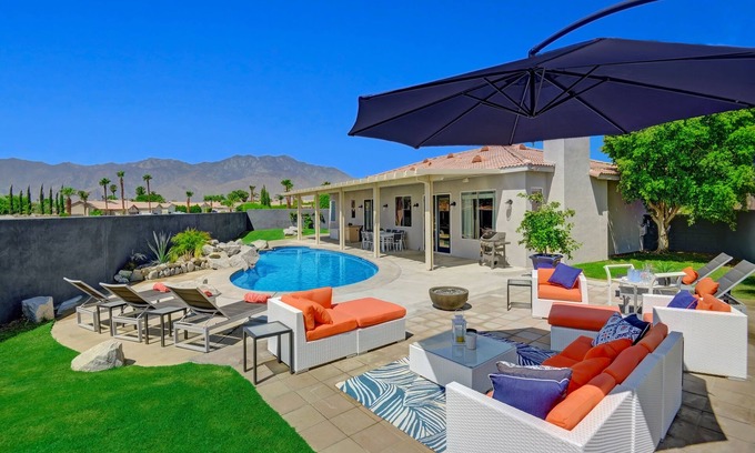 Cathedral City House | Camp Bella Vista. nOFF SEASON MONTHLY SPECIAL OCTOBER 2025 APRIL, MAY &JUNE 2026