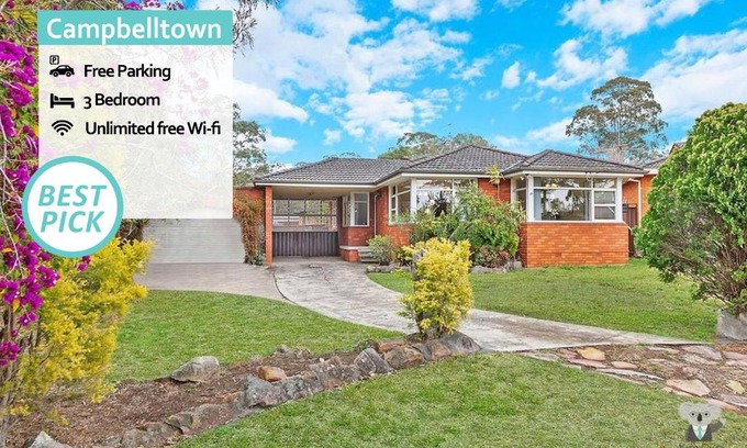 Campbelltown Apartment | CAMPBELLTOWN HOLIDAY HOME 3 BED + FREE PARKING NCA039
