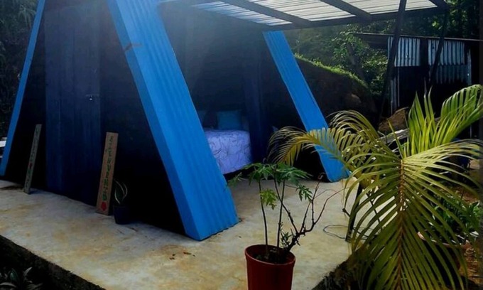 La Suiza RV Rental | Campground glamping with full kitchen and amazing view of the Turrialba Volcano.