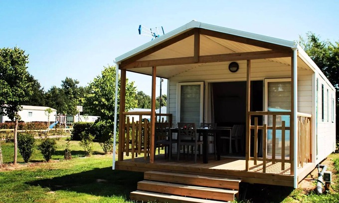 Sainte-Foy House | Camping Au Pré de l'Etang * - Panama mobile home 3 rooms 4 people