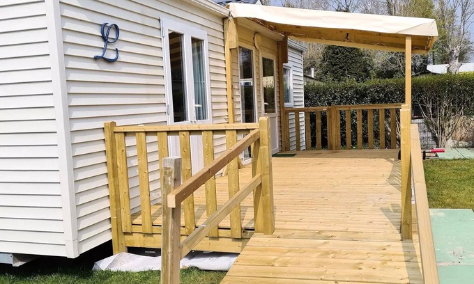 Les Grandes-Ventes House | Camping de l'Orival * - Mobil home Petit Malo 4 people