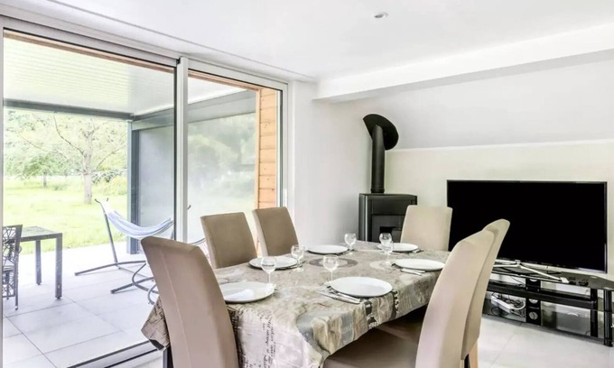 Jumieges Apartment | Camping de la Seine & SPA * * - Charming house with Seine view 6 people