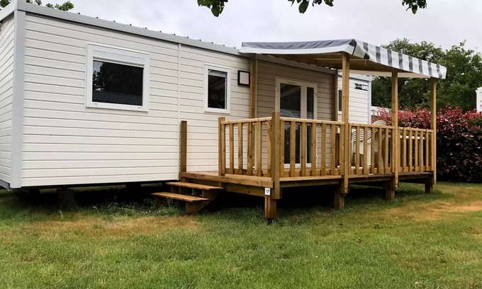Pont-Scorff House | Camping Entre Terre et Mer * - Mobil home Comfort (3 bedrooms) 6 people
