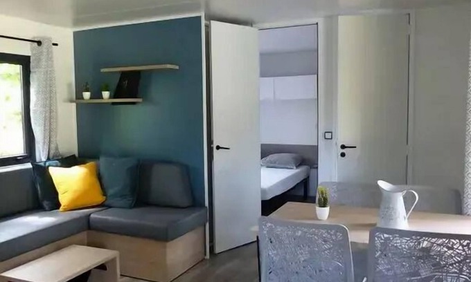 Brousses-et-Villaret House | Camping Flower Le Martinet Rouge * - Premium 3-room mobile home for 5 people