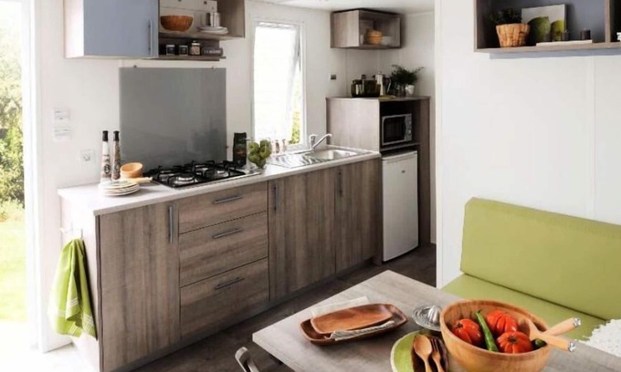 Saint-Genix-sur-Guiers House | Camping les Bords du Guiers *** - Super Mercure mobile home 3 rooms 4/5 people