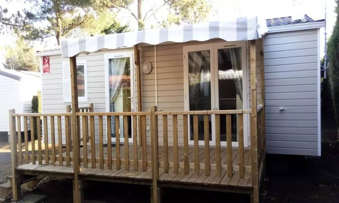 Olonne-sur-Mer House | Camping Le Bois Soleil* - Mobile Home 3 Rooms 4/5 People