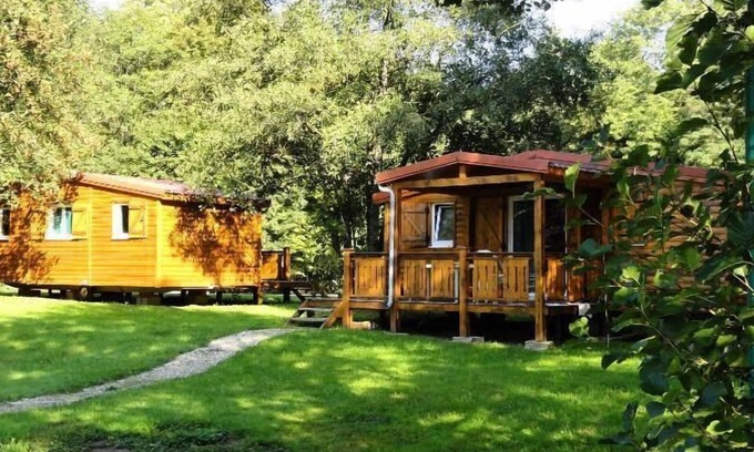 Louvemont House | Camping le Buisson * - Comfort Wooden Chalet 3 rooms 4 people