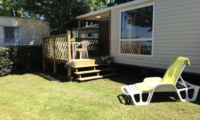 Saint-Laurent-la-Vallee House | Camping Le Daguet * - Mobile home loggia 2 bedrooms terrace 4 people