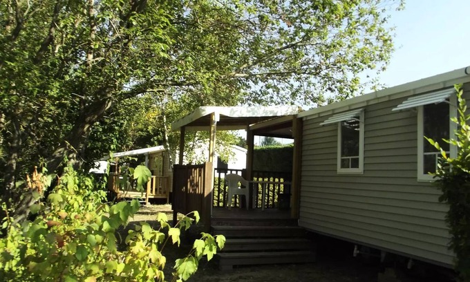 Le Grand Serre House | Camping le Grand Cerf * - Mobile home Comfort 4p (27m2) with covered terrace, 2 bedrooms, air conditioning 4 people