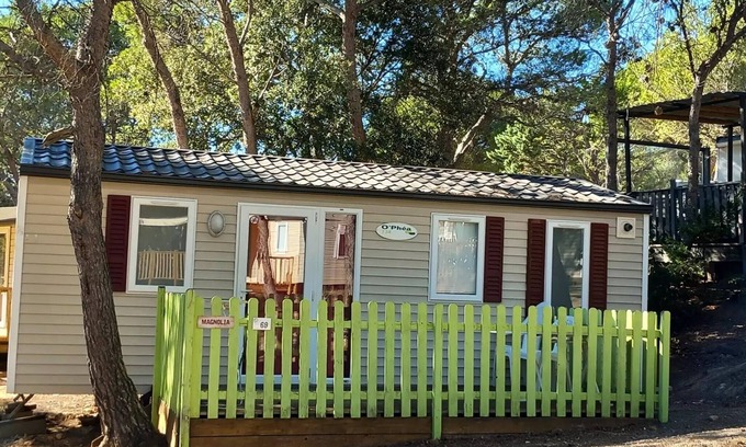 Fabrezan House | Camping Le Pinada * - Mobil Home MAGNOLIA - 2 bedrooms - 28m2 4 people