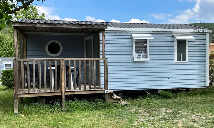 Saint-Maurice-d'Ibie House | Camping Le Sous Bois * - Mobile home IBIE 3 rooms 4 people