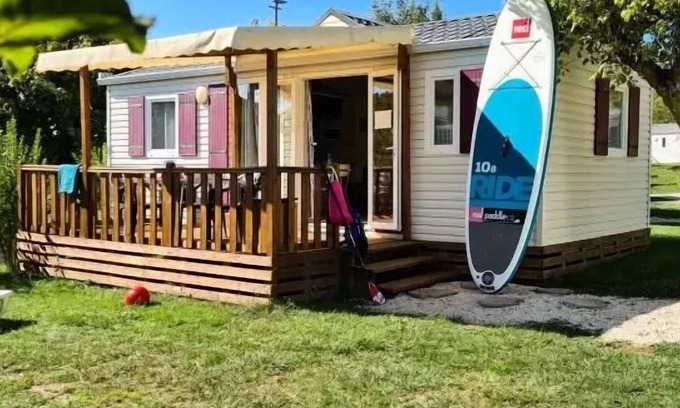 Severac-d'Aveyron House | Camping les Calquieres* - Mobile Home Happy 3 Rooms 5 People Air Conditioned