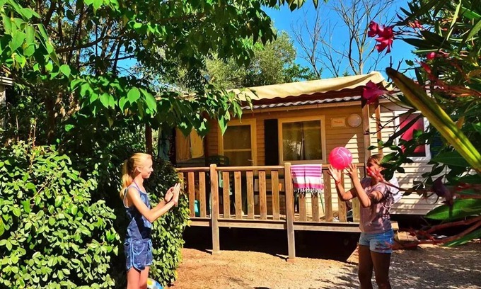 Canet House | Camping maeva Club Les Rivières * - Mobile Home 5 Rooms 8 People Air Conditioned + TV