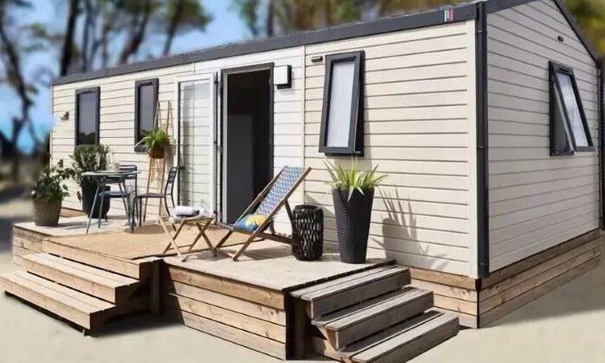 Belus House | Camping maeva Respire La Comtesse * - Mobile Home Vénézia 4 Rooms 6 People Air Conditioned + TV