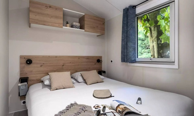 Landevieille House | Camping Romanée L'Evasion* - Premium 4-room mobile home for 6 people